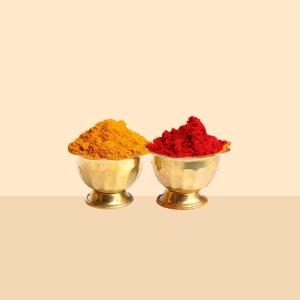Hindu prayer spices and powders